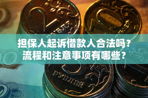 北京担保人起诉借款人合法吗？流程和注意事项有哪些？