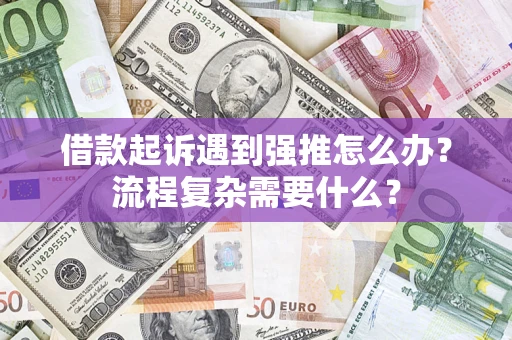 北京借款起诉遇到强推怎么办？流程复杂需要什么？