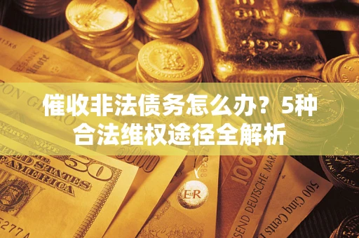 北京催收非法债务怎么办？5种合法维权途径全解析